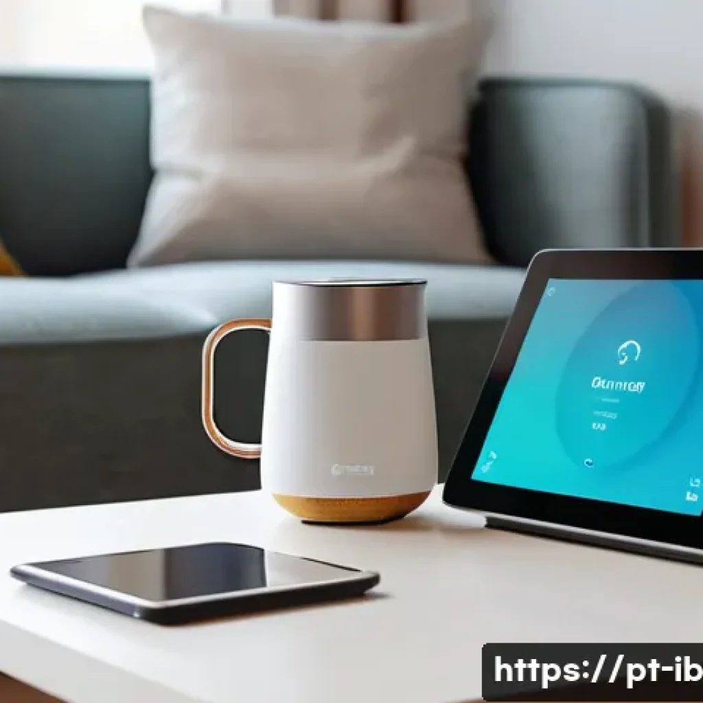 기술의 인간화가 가져오는 혁신 - **Prompt 1: Cozy Lisbon Morning with Smart Home Integration** "A cozy and modern living room in ...