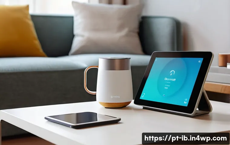 기술의 인간화가 가져오는 혁신 - **Prompt 1: Cozy Lisbon Morning with Smart Home Integration** "A cozy and modern living room in ...